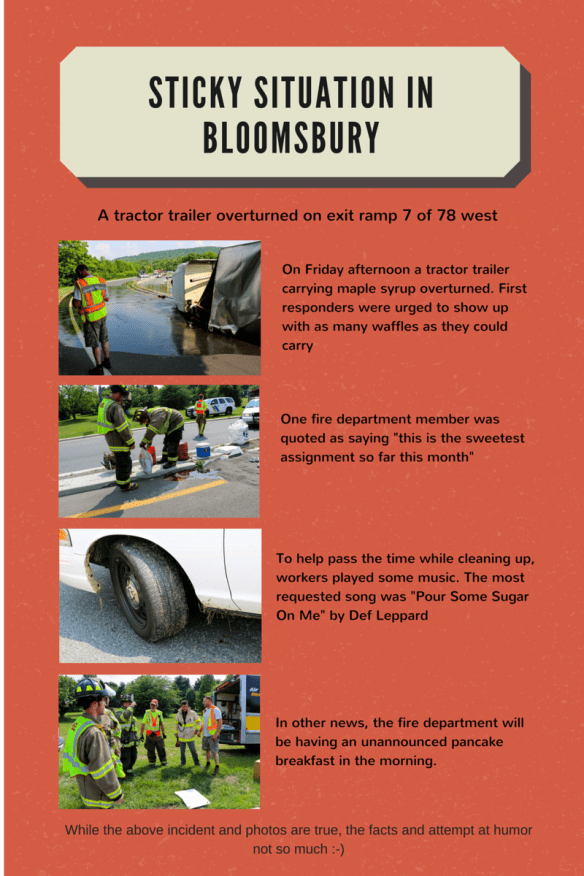 Sticky situation in bloomsbury