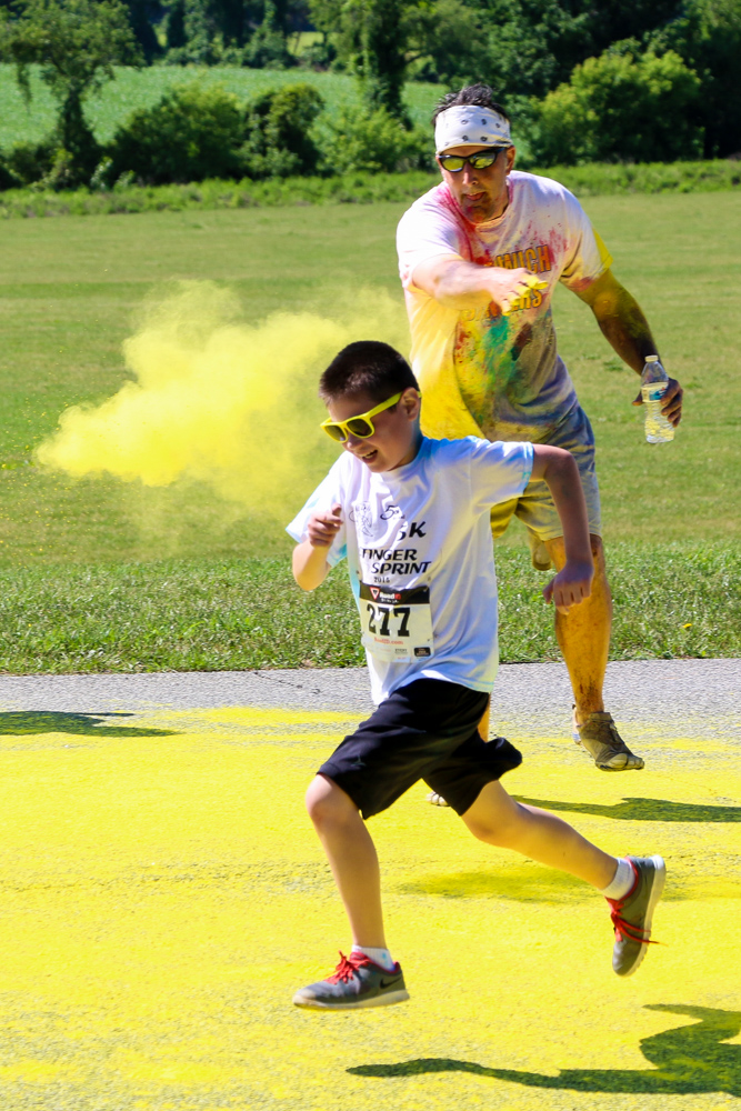 Stinger Sprint 2015 included a Color Run this year. Photo by DAVE DABOUR