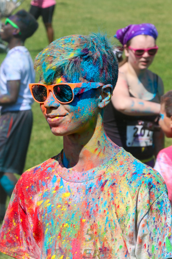Stinger Sprint 2015 included a Color Run this year. This was followed by an "After Blast" party. Photo by DAVE DABOUR