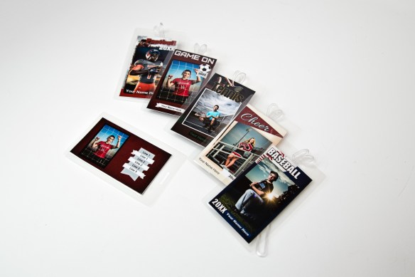 Plastic bag tag. These are also available in metal