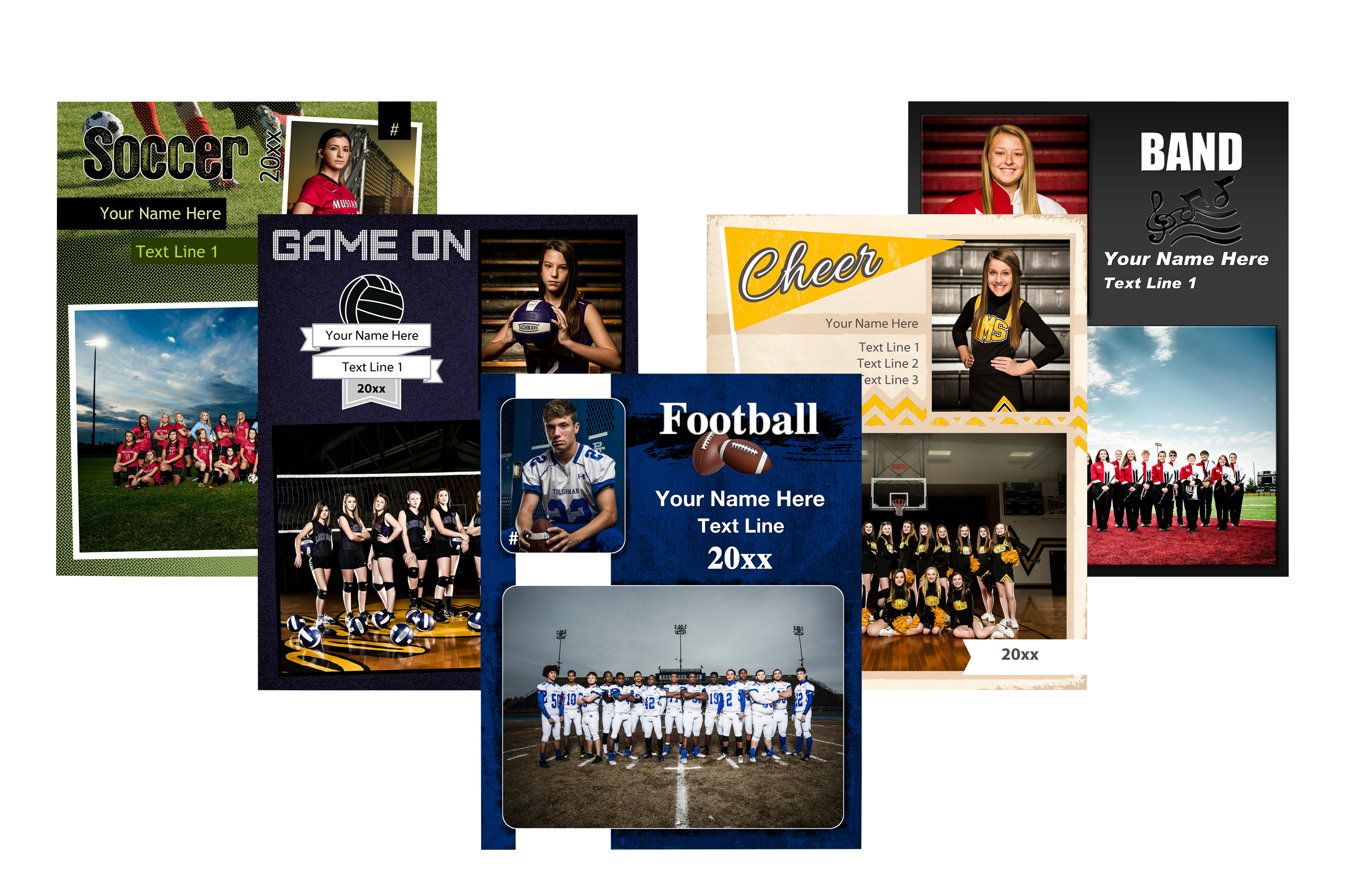 8x10 memory mate with class/group photo and individual photo