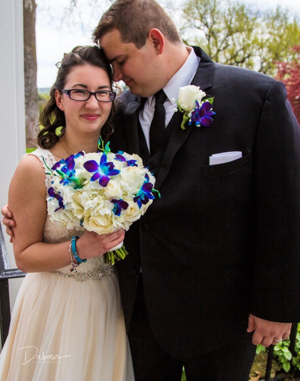 Cheyenne & Dan just after their wedding ceremony
