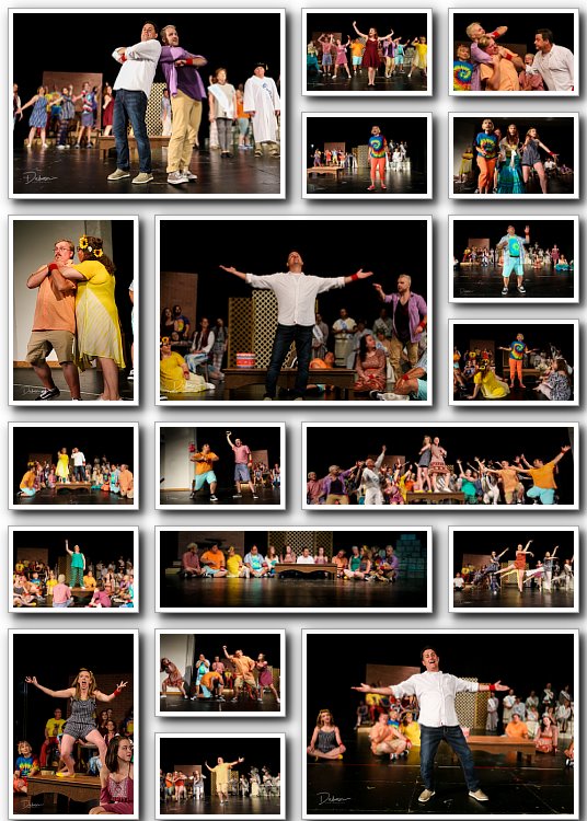 Godspell publicity photos for CAST