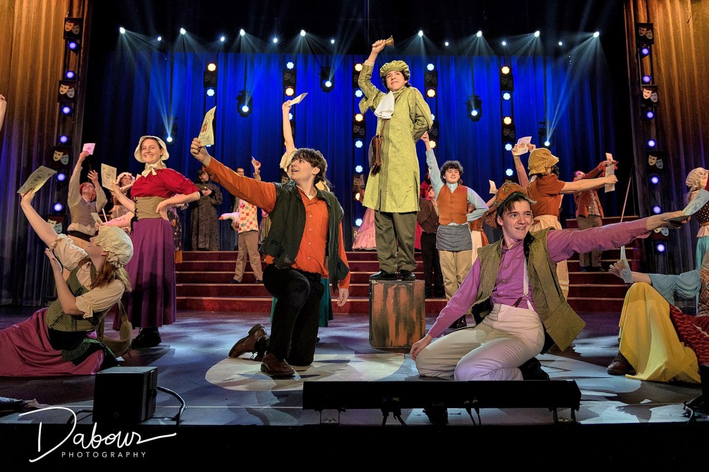 Emmaus High School performs a number from 'Cinderella' at the 2024 Freddy Awards at the State Theatre. Photo by DAVE DABOUR Photography