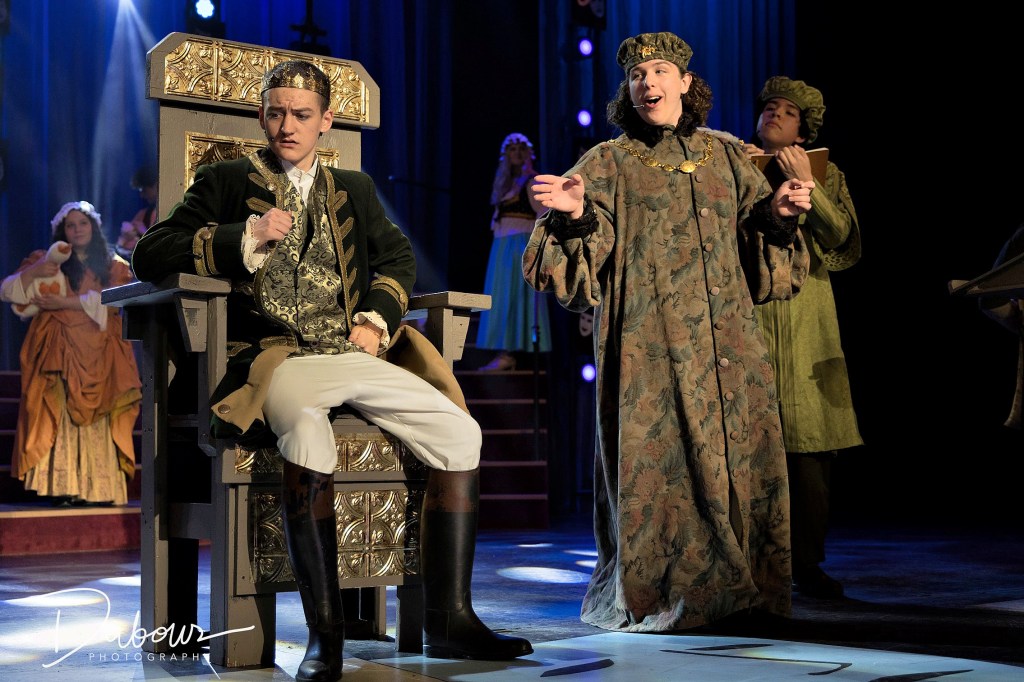 Emmaus High School performs a number from 'Cinderella' at the 2024 Freddy Awards at the State Theatre. Photo by DAVE DABOUR Photography