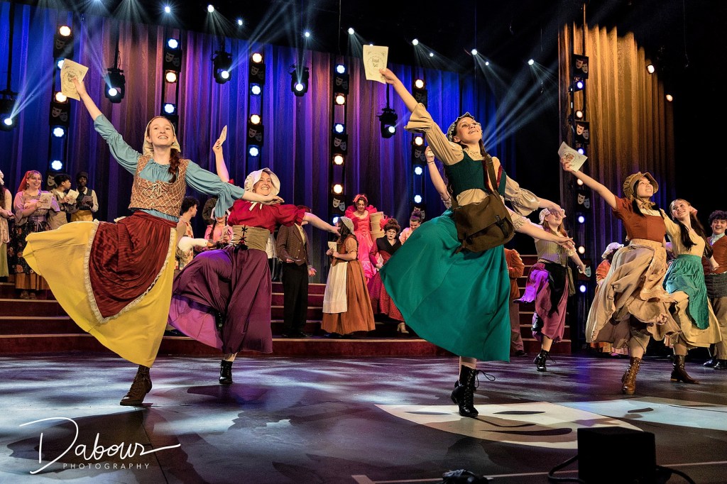 Emmaus High School performs a number from 'Cinderella' at the 2024 Freddy Awards at the State Theatre. Photo by DAVE DABOUR Photography