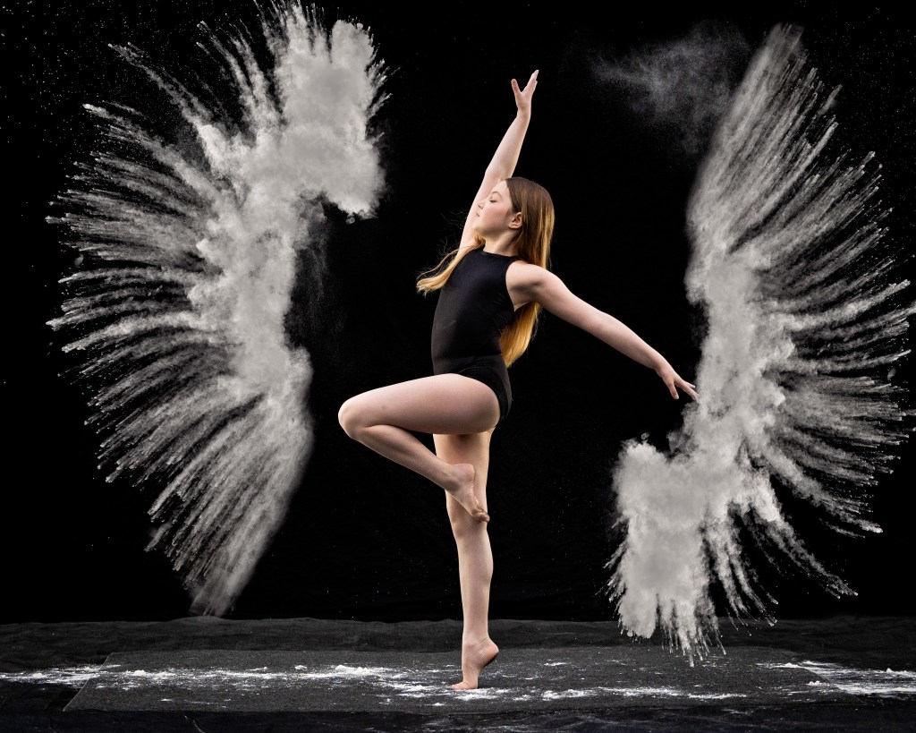 Powder dance portrait session now available at Dabour Photography