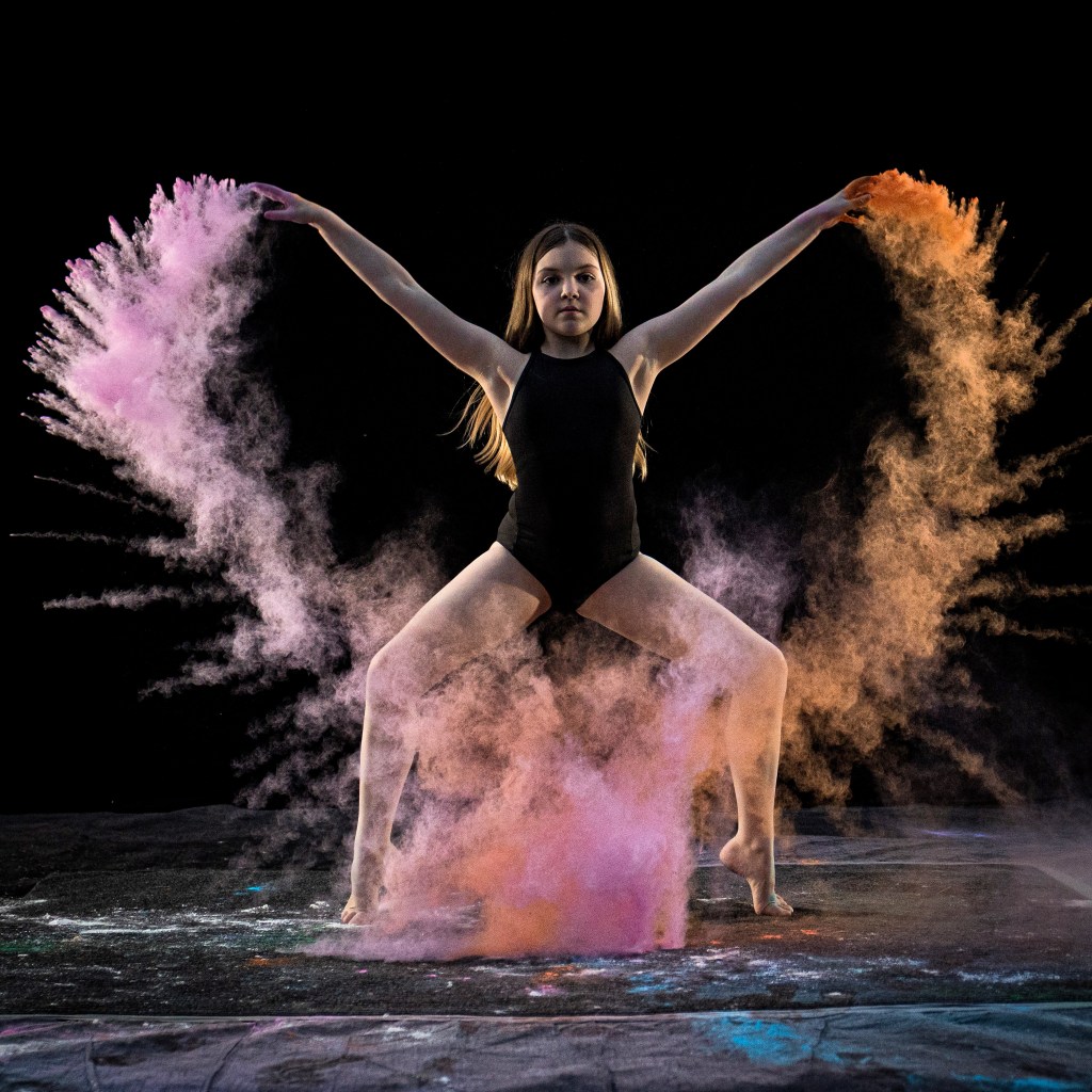 Powder dance portrait session now available at Dabour Photography