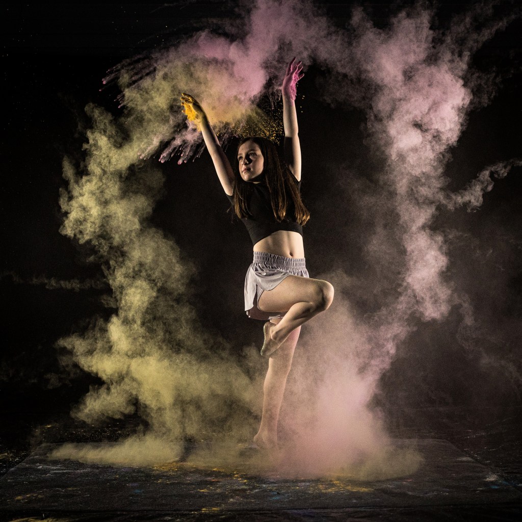 Powder dance portrait session now available at Dabour Photography