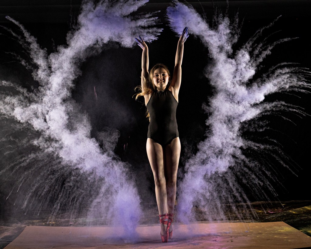 Powder dance portrait session now available at Dabour Photography