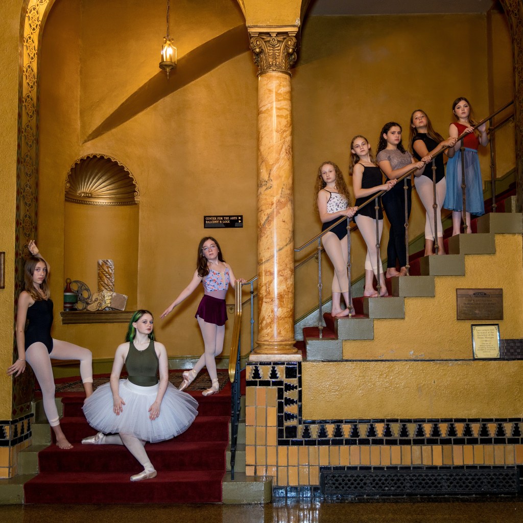 Dabour Photography photographing his dance ambassadors at the State Theatre